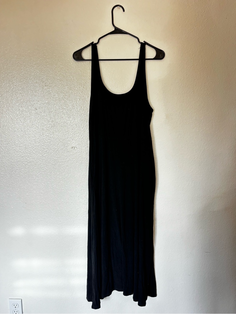 Black Sleeveless Maxi Dress - Classic Tank Style